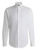 BOSS long-sleeve button-up shirt - White