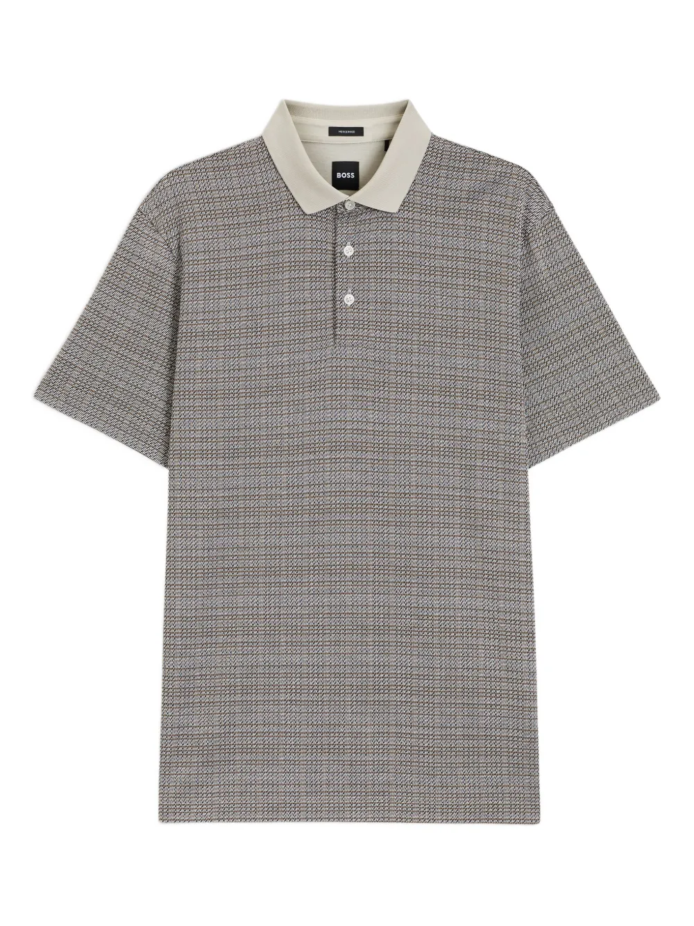 BOSS Katoenen poloshirt Beige