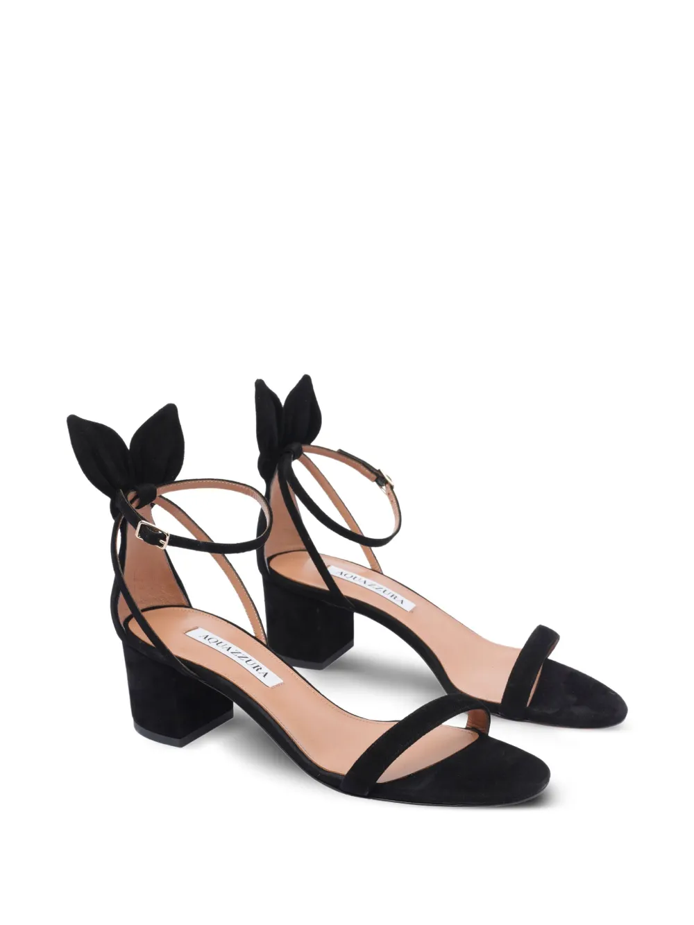 Aquazzura 55mm Bow Tie sandals Black
