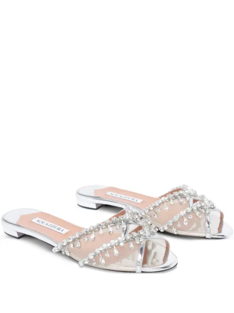 Aquazzura Temptation Crystal sandals