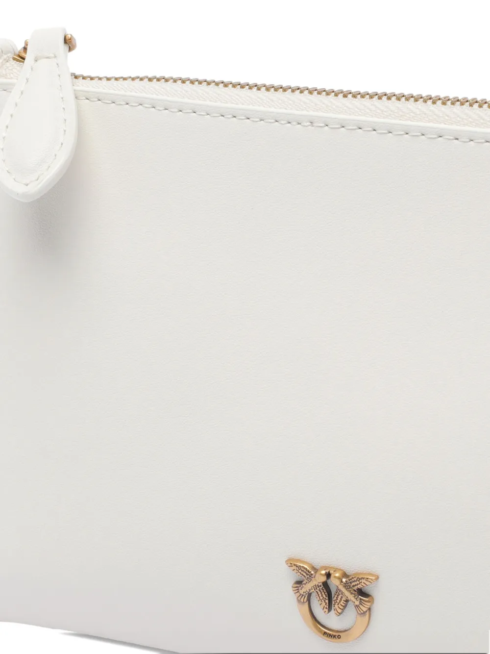 PINKO Horizontal Flat kleine crossbodytas Wit