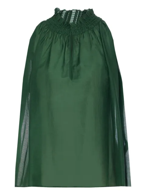 LIU JO logo-charm blouse