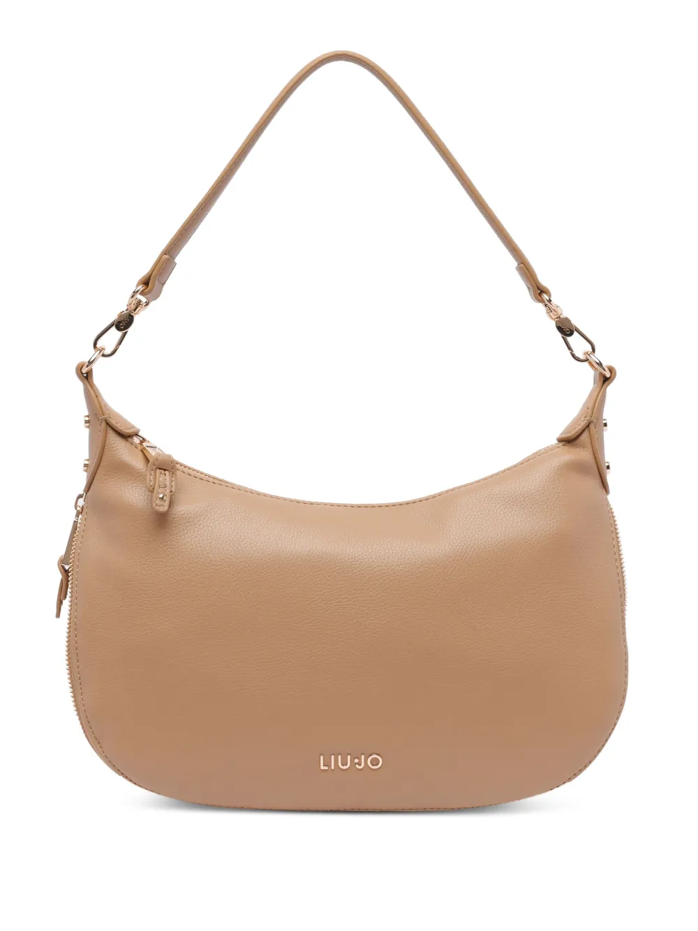 LIU JO logo-lettering shoulder bag - ブラウン LIU JO logo-lettering shoulder bag - ブラウン