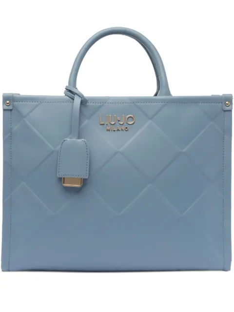 LIU JO logo-lettering tote bag