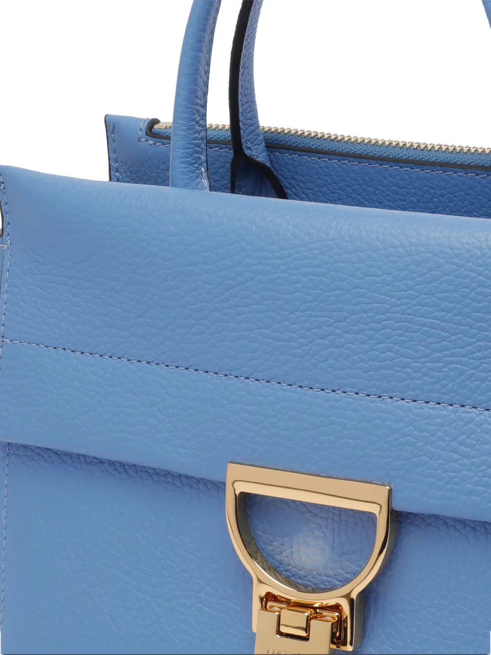 Coccinelle Arlettis suède shopper Blauw