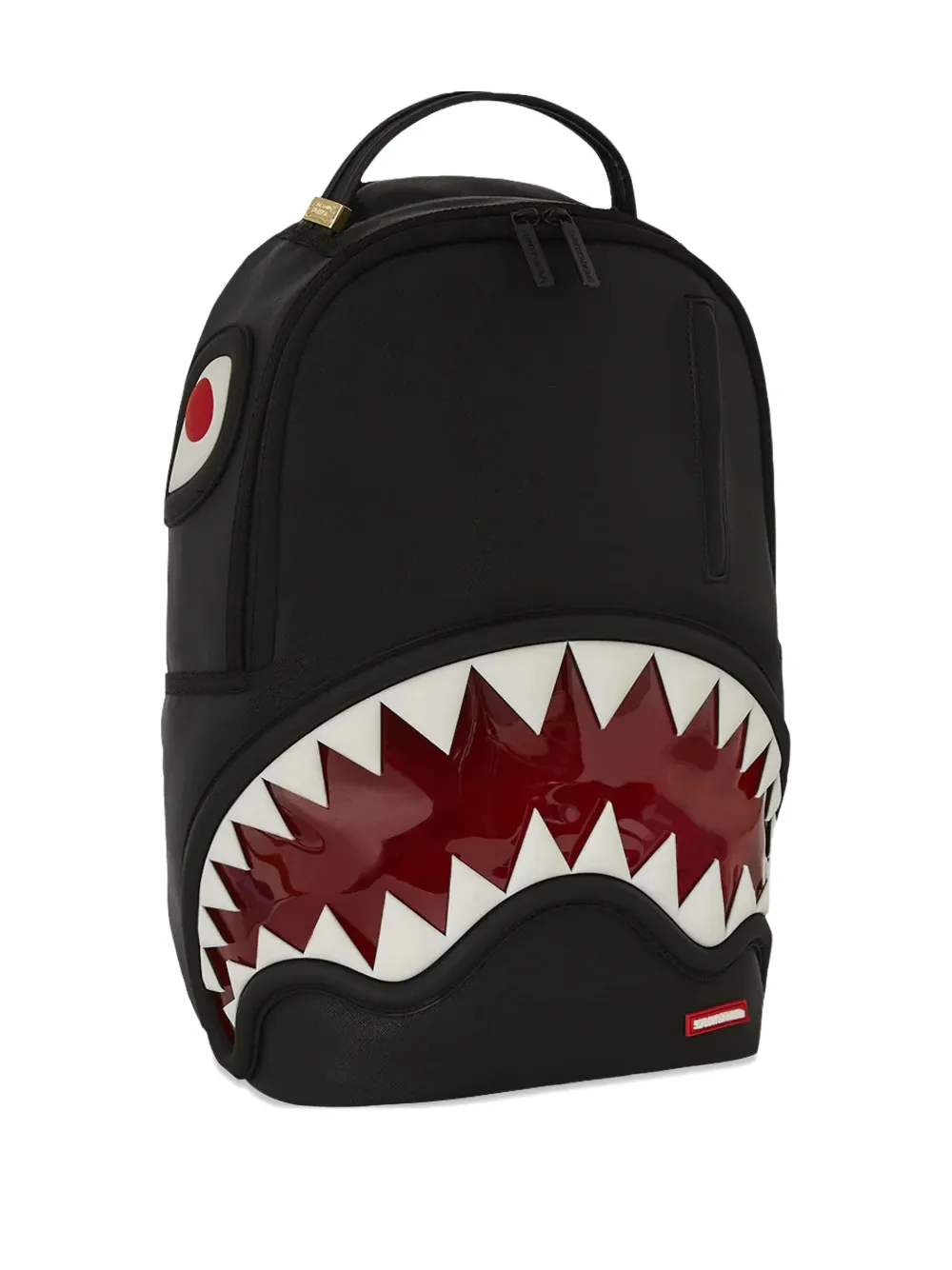 Sprayground Logo-patch Backpack In Black