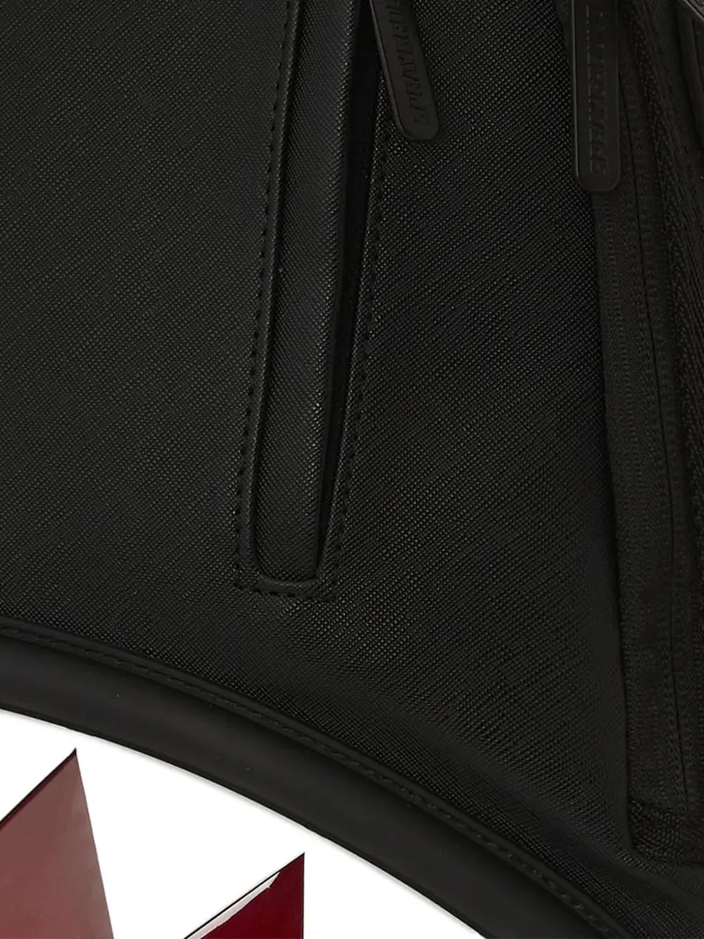 Sprayground Logo-patch Backpack In Black