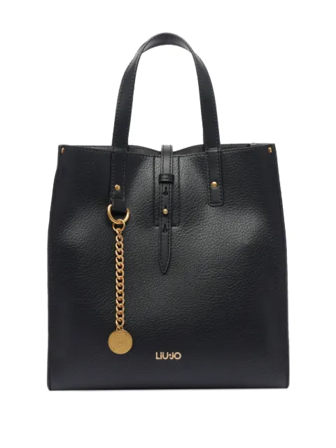 LIU JO logo-charm tote bag