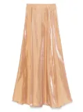 STAUD Vincenzo maxi skirt - Brown