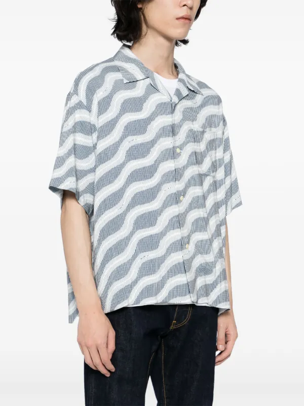 Visvim Copa Silk Shirt | Blue | FARFETCH
