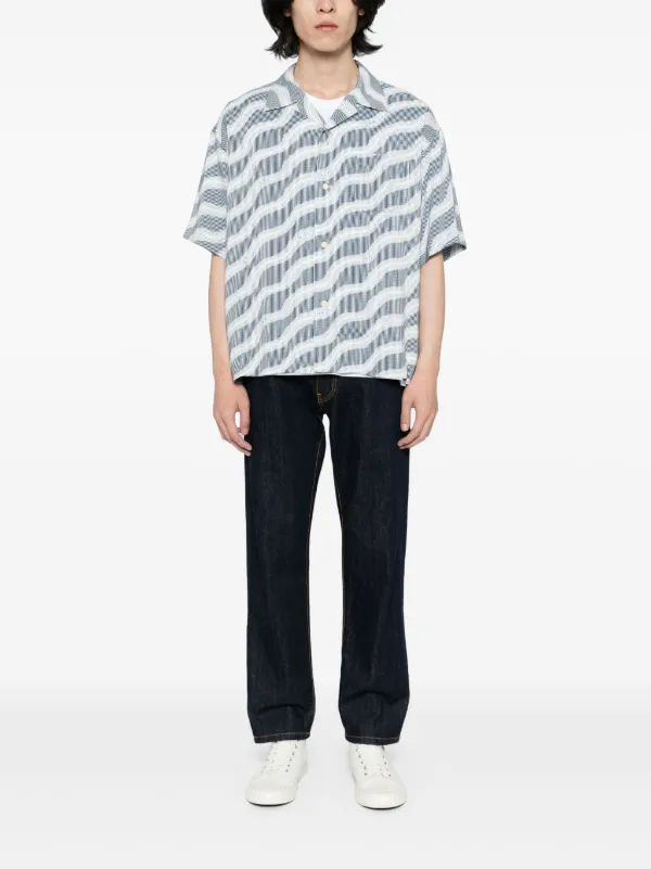 Visvim Copa Silk Shirt | Blue | FARFETCH