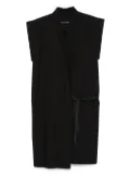 Alchemy cotton waistcoat - Black
