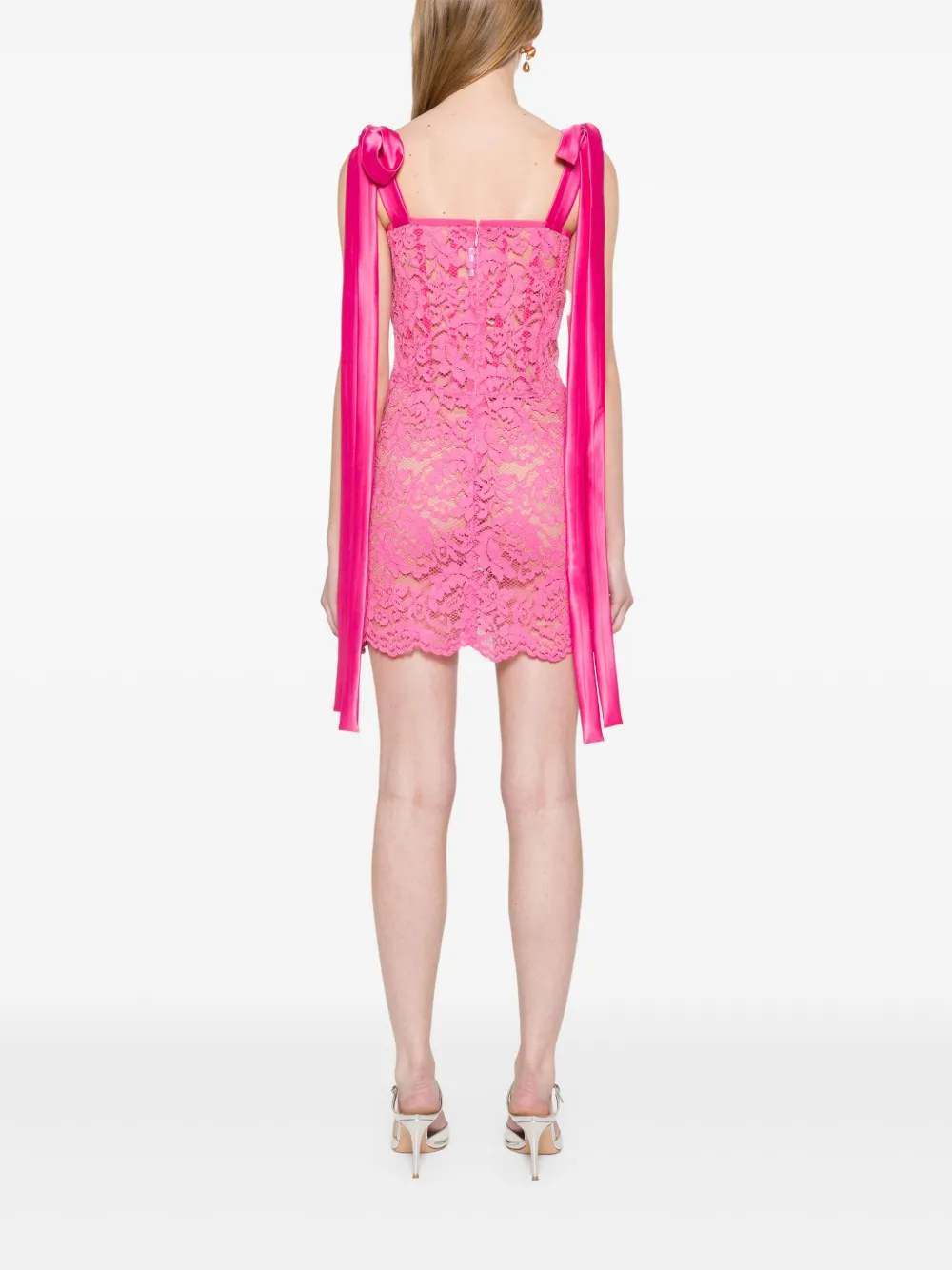 Atu Body Couture x Rue Ra mini-jurk met kant Roze