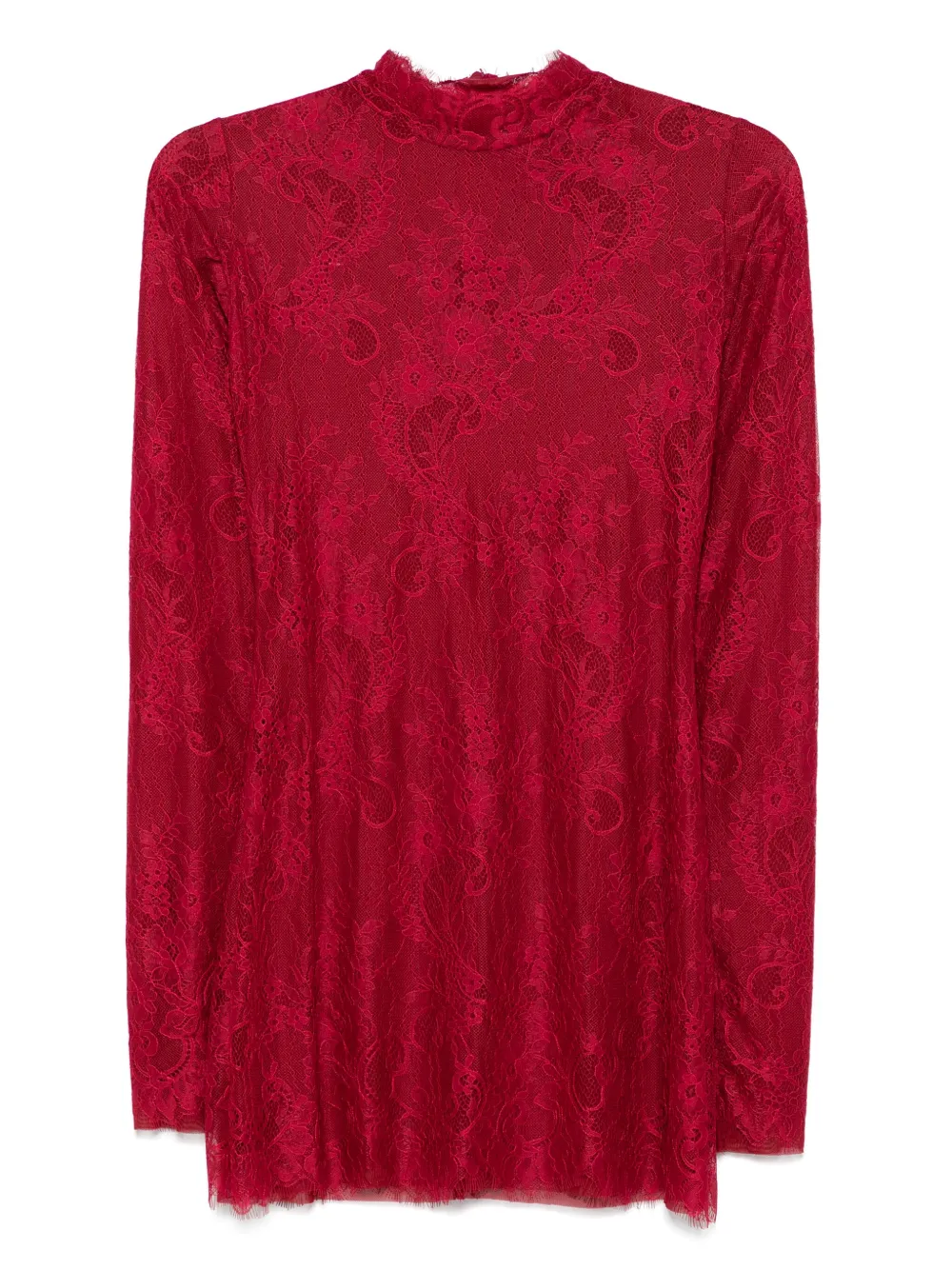 Atu Body Couture Mini-jurk met kant Rood