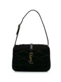 Saint Laurent Pre-Owned 2022 Quilted Satin Le 57 shoulder bag - Black