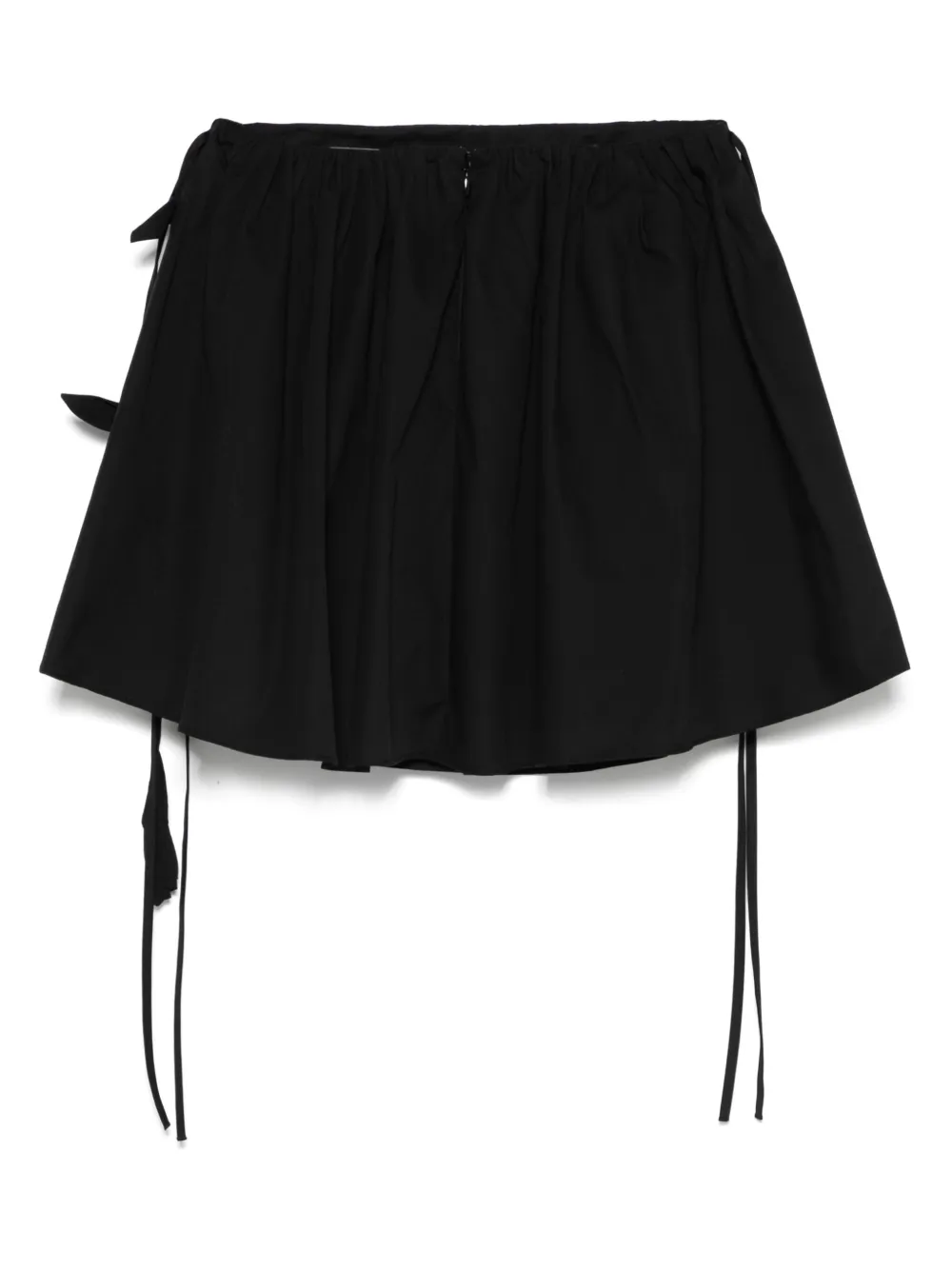 Blumarine Mini-rok met bloemenapplicatie - Zwart