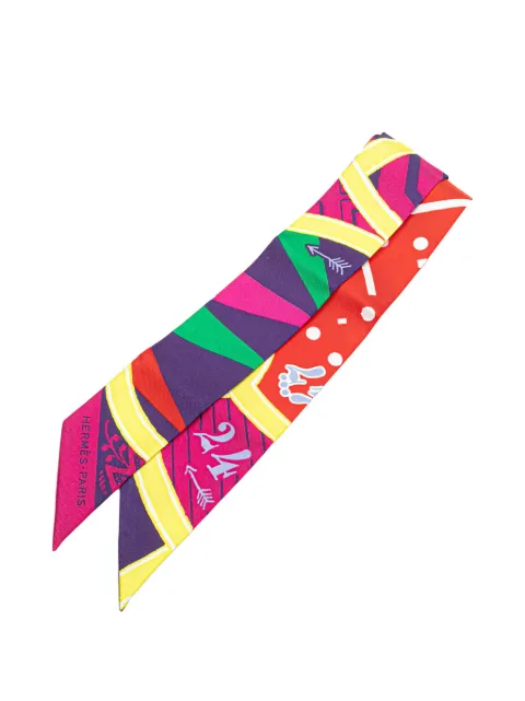 Hermès Pre-Owned 1990-2010 Jeu de Soie Uniforme Twilly Scarf scarves