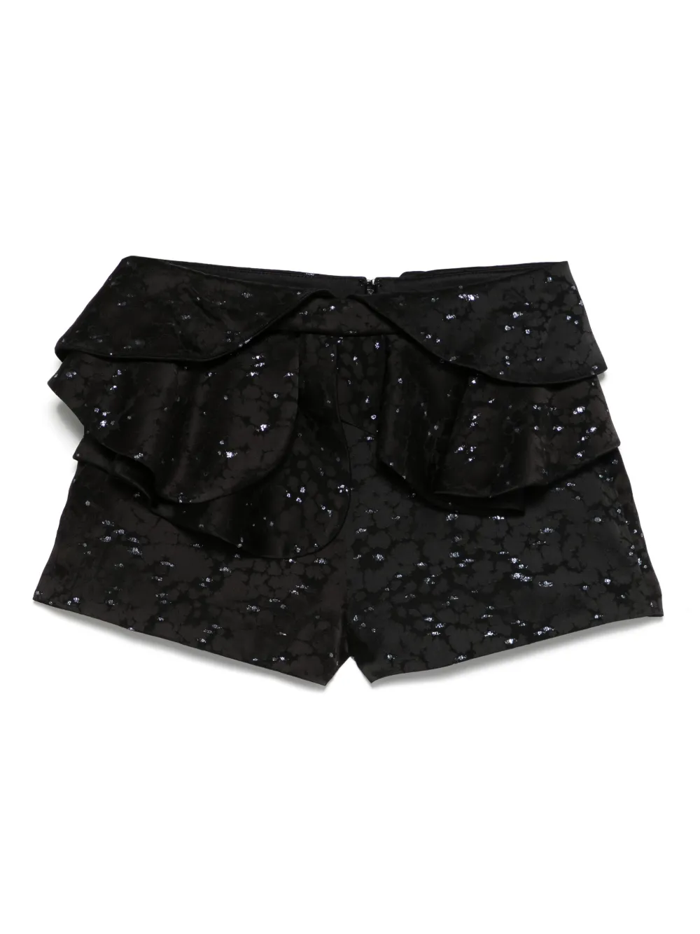 Redemption Shorts con ruches - Nero