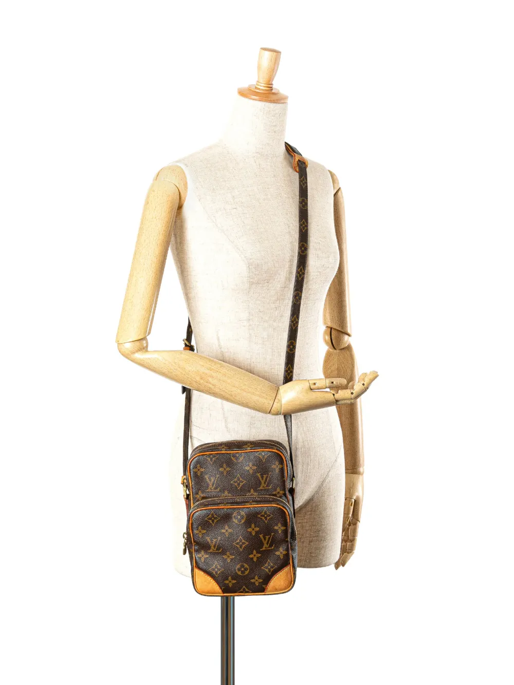送料無料 店舗 Louis Vuitton Bag Crossbody Amazone Monogram 2002 Pre-Owned バッグ