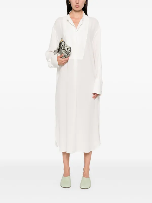 【Alexander McQueen】★midi shirt dress Alexander McQueen Midi Shirt Dress | White | FARFETCH BH