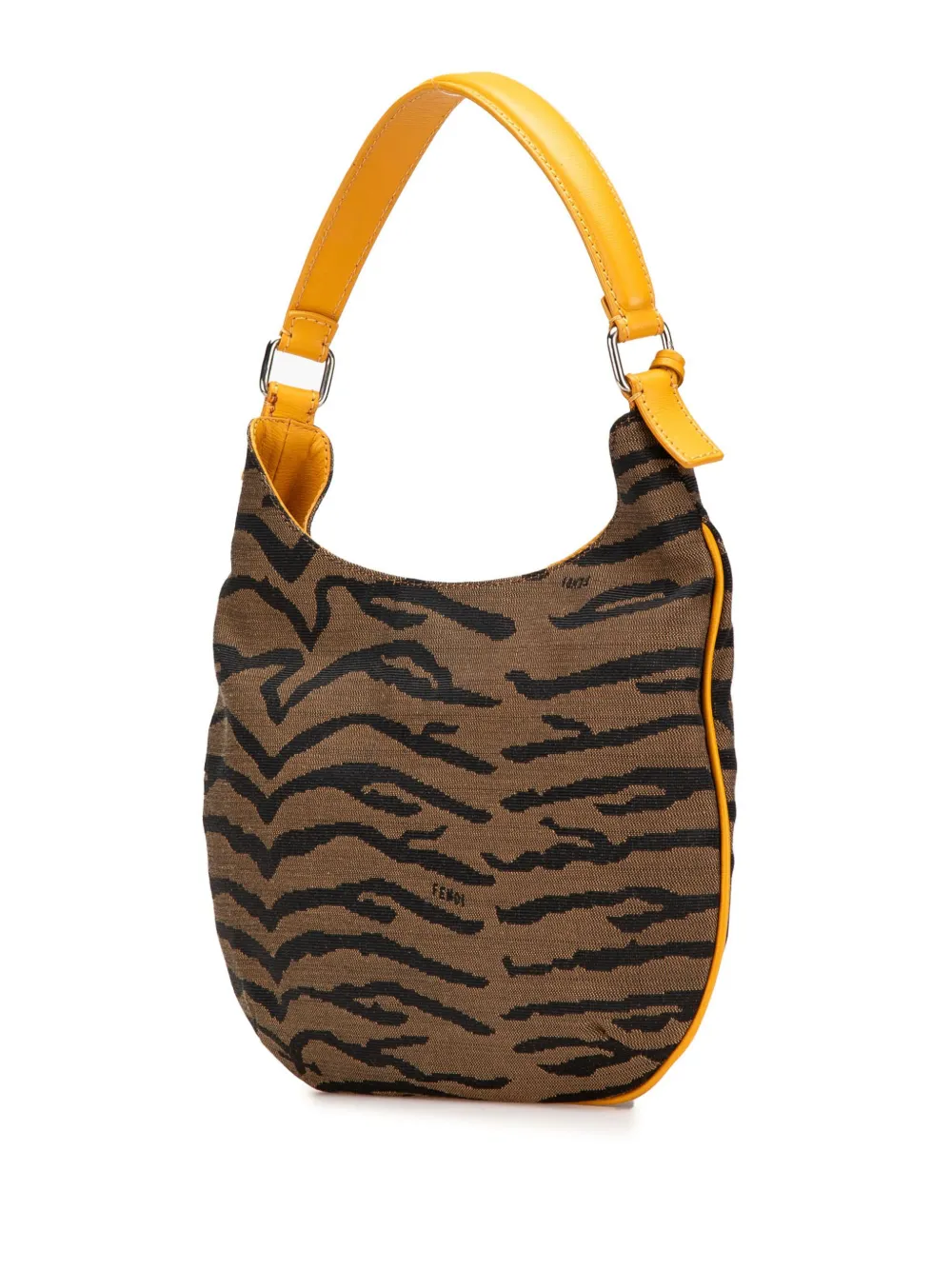 Fendi Pre-Owned 2000-2010 Zebra Print Canvas hobo bag | Bags | Image 2