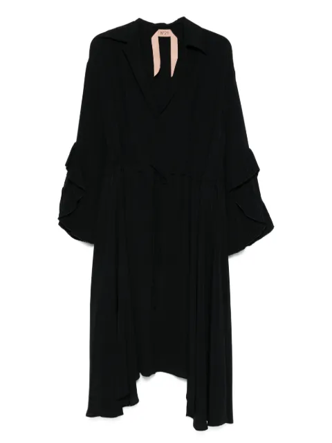 Nº21 ruffled-detail midi dress 