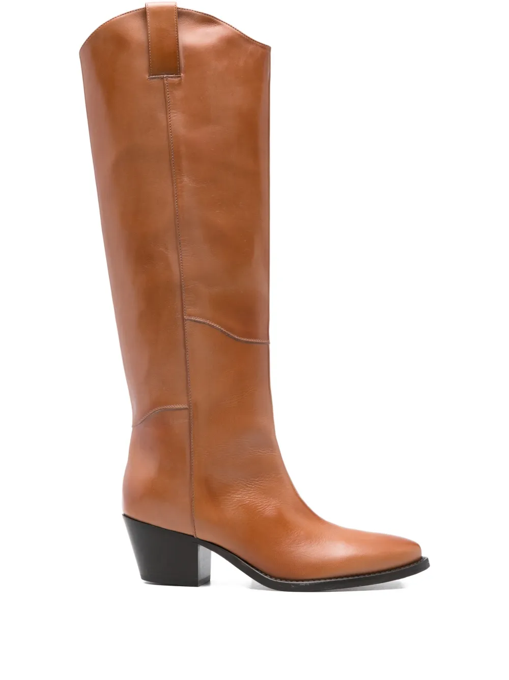 P.A.R.O.S.H. knee-high leather boots Brown