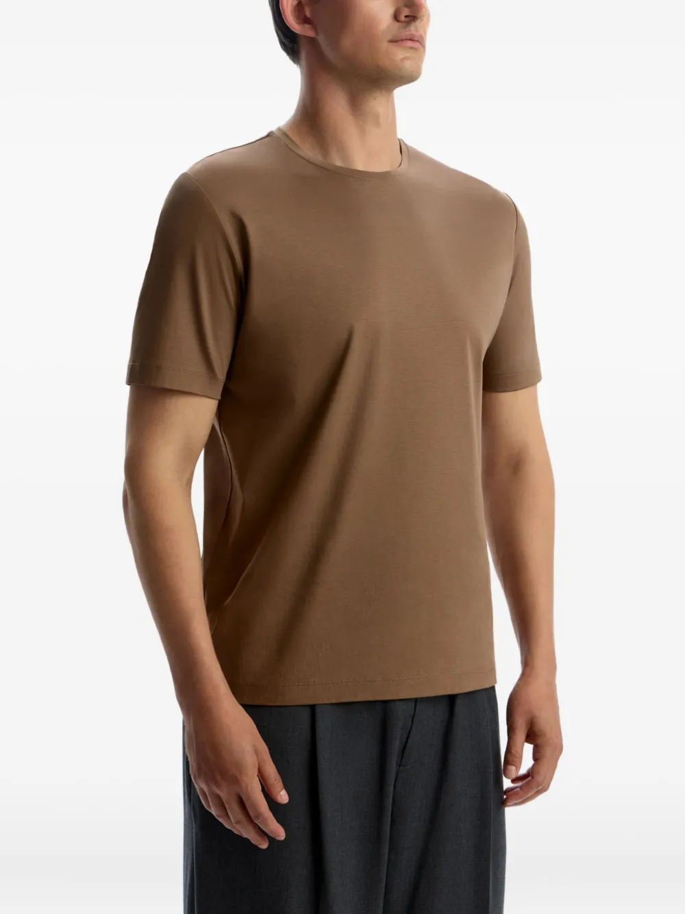 12 STOREEZ T-shirt met korte mouwen Bruin