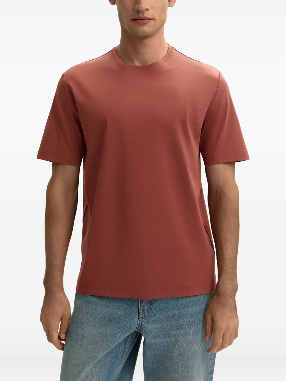 12 STOREEZ T-shirt met ronde hals Bruin