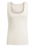12 STOREEZ square-neck tank top - White