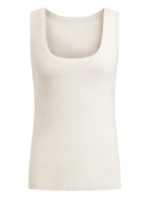 Low Classic Hole Point Tank Top | Yellow | FARFETCH GE