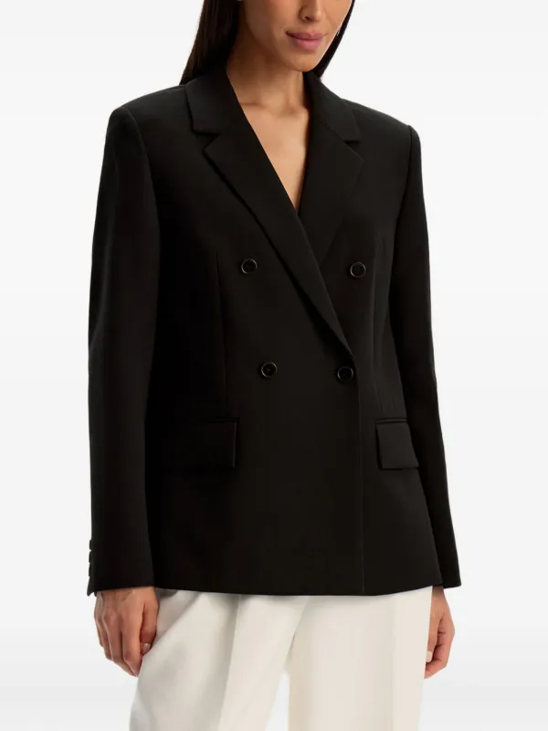 NEAU 4th Double breasted blazer ブラック Double-Breasted Blazer | OAK + FORT – OAK + FORT USA