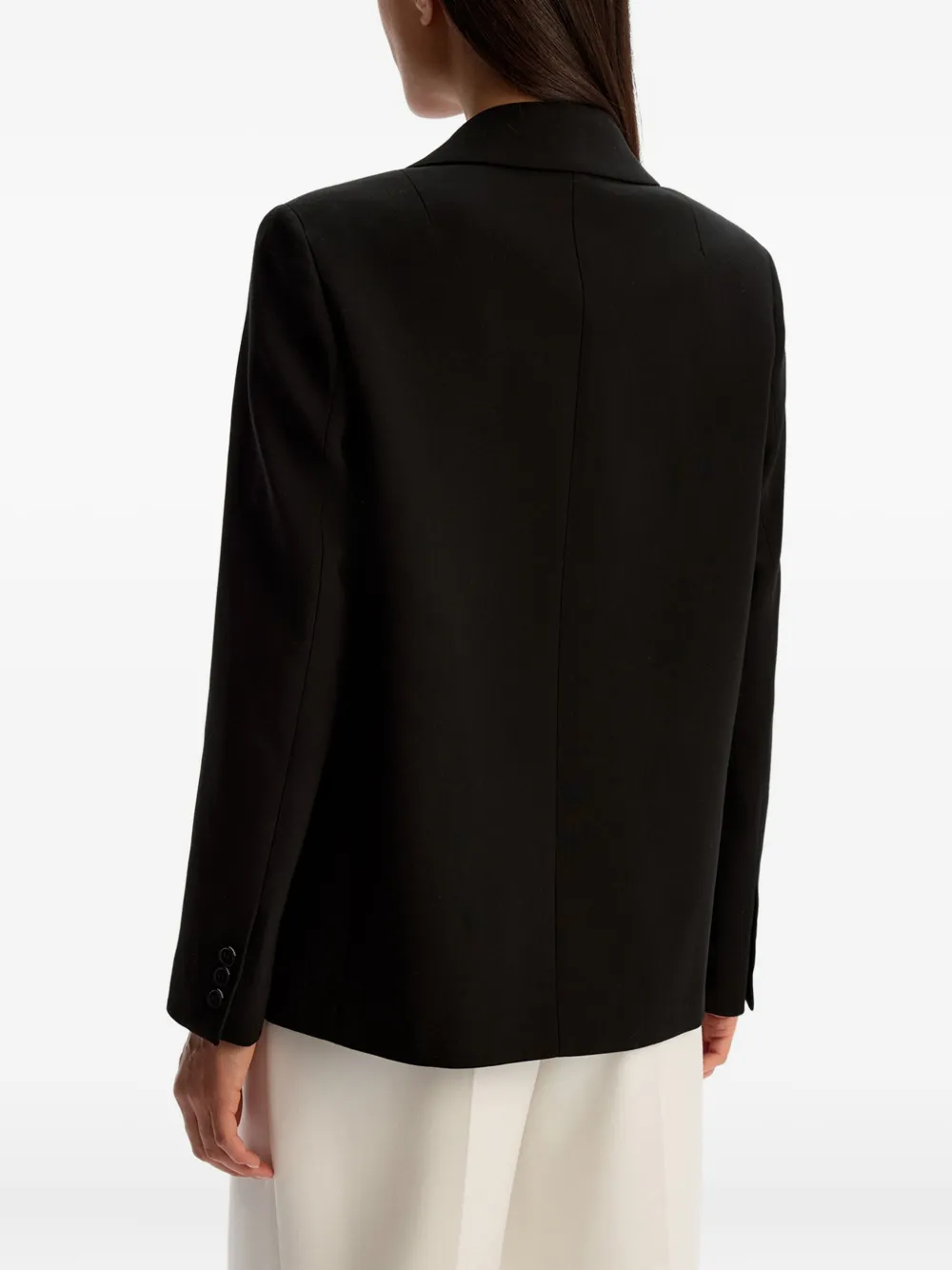 12 STOREEZ Blazer met dubbele rij knopen Zwart