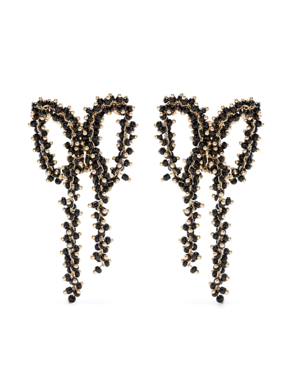 BEATRIZ PALACIOS aretes de moño | dorado | Image 1