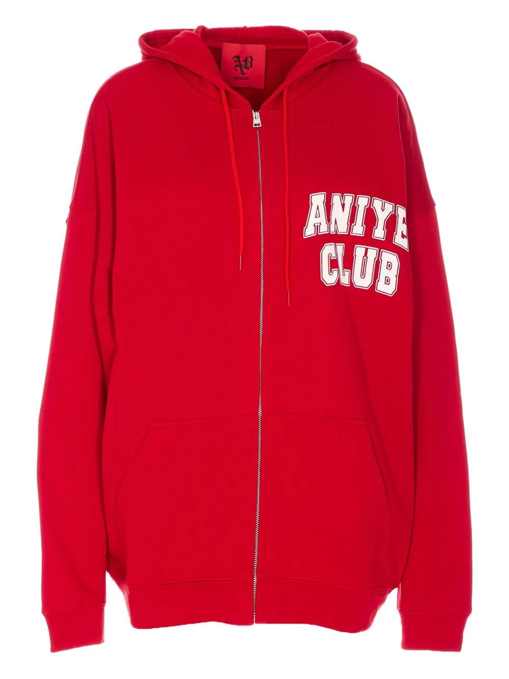cotton zip-up hoodie