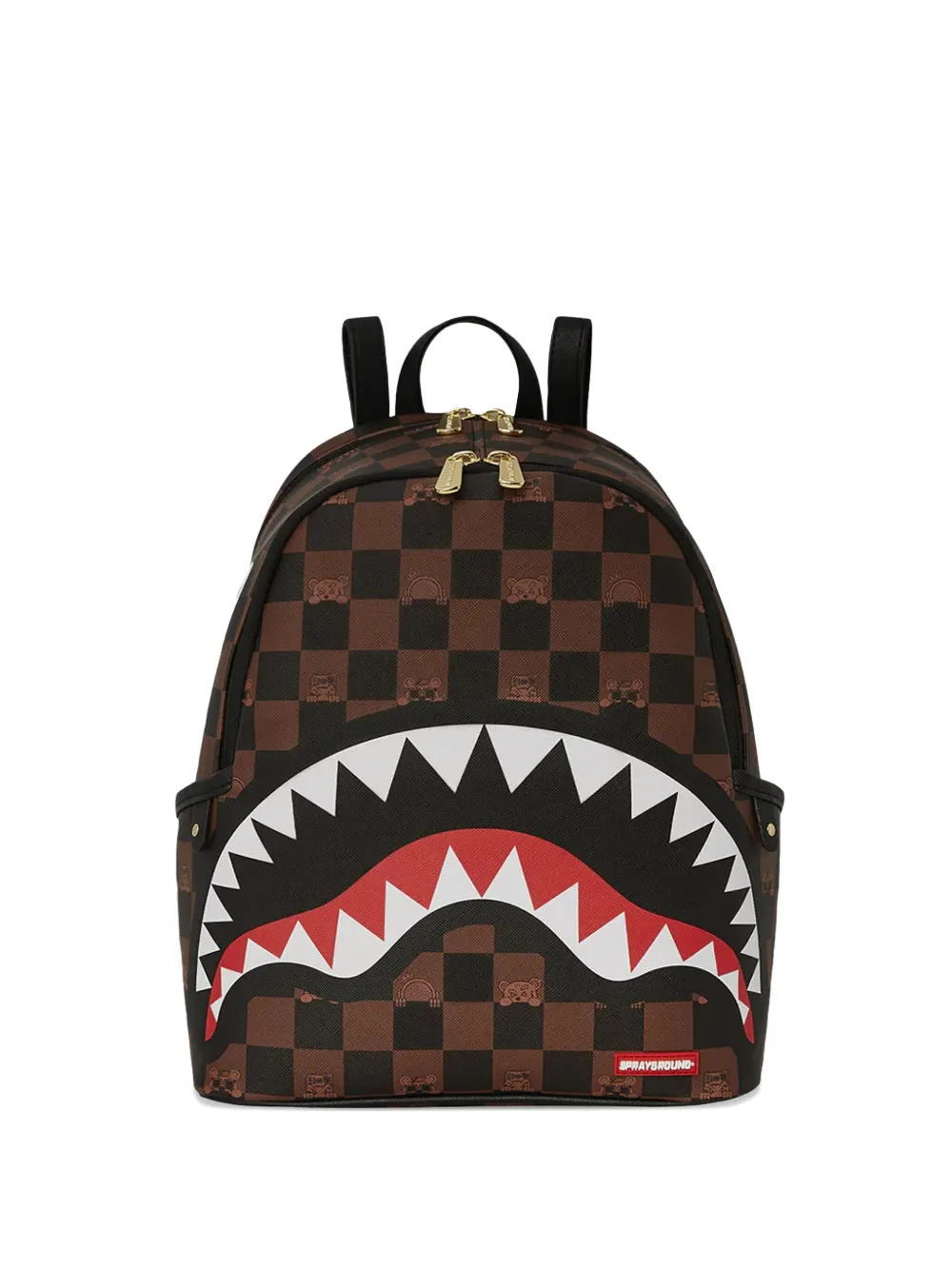 Sprayground Peeking Character Check backpack | marrón | Image 1