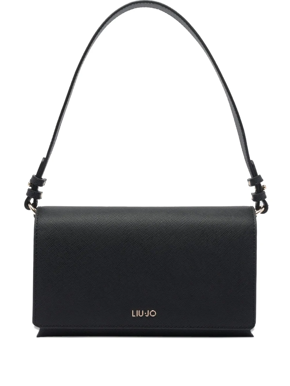 LIU JO logo-lettering shoulder bag | Black | Image 1