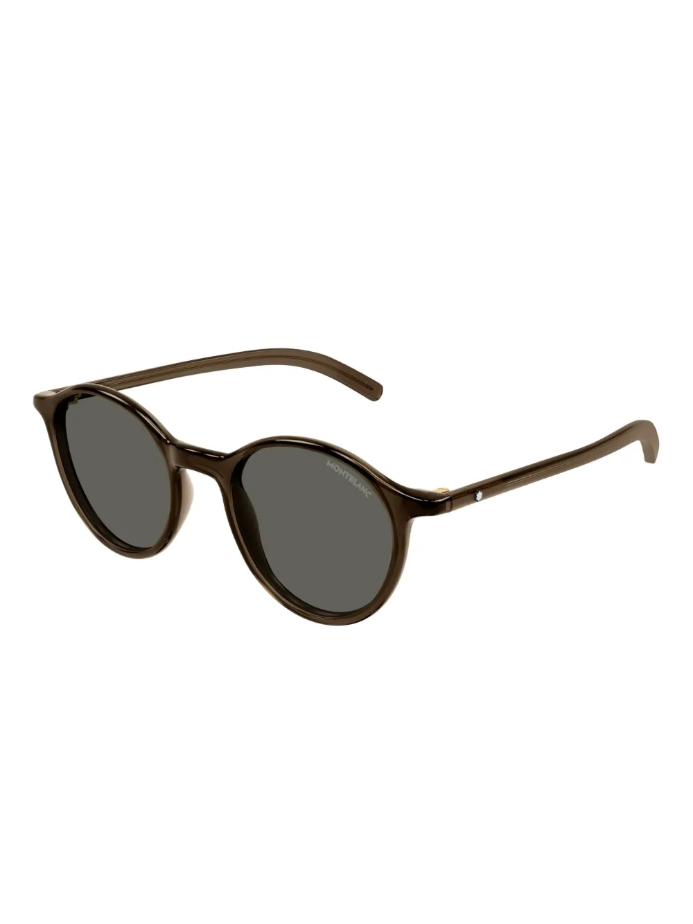MONT BLANC EYEWEAR round-frame sunglasses Bruin
