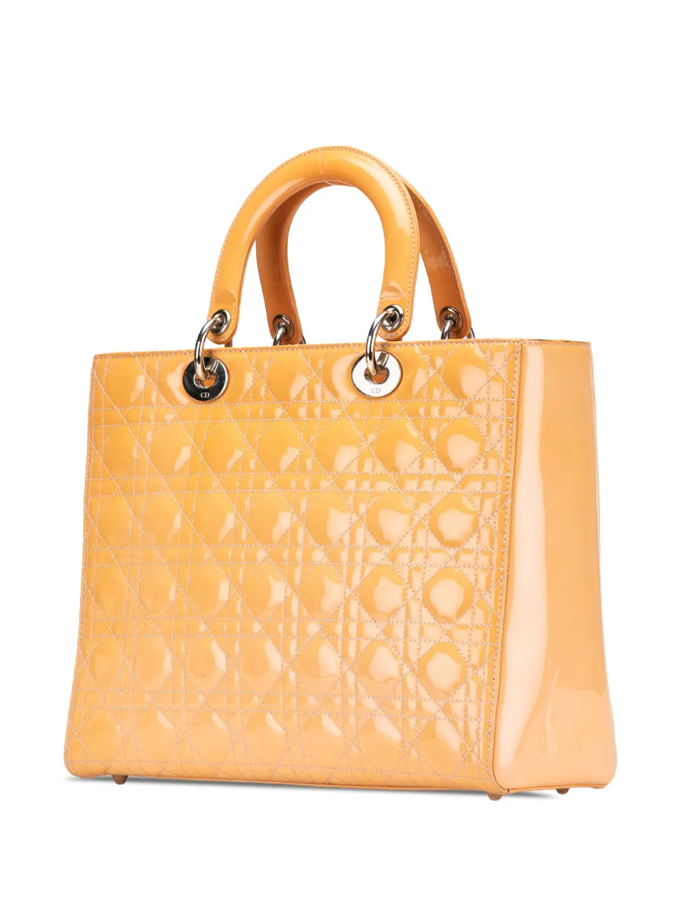 Christian Dior Pre-Owned 2012 Large Patent Cannage Lady Dior satchel | Pre-Owned | Image 2