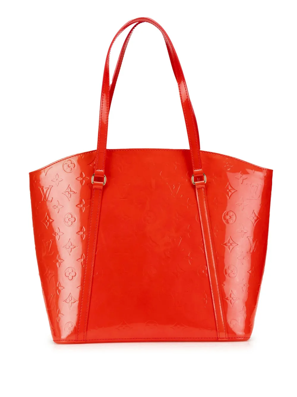 Louis Vuitton Pre-Owned 2012 モノグラム ヴェルニ アバロン GM ショルダーバッグ - レッド Louis Vuitton Pre-Owned 2012 モノグラム ヴェルニ アバロン GM ショルダーバッグ - レッド
