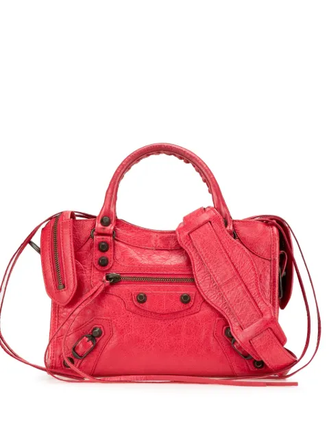 Balenciaga Pre-Owned 2012 Motocross Classic City lamsleren mini-tas
