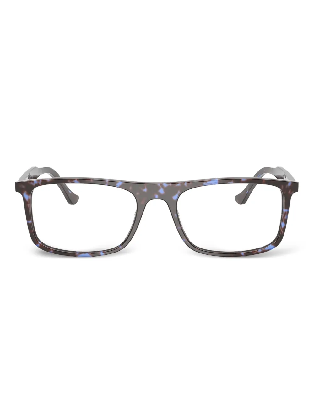 Ray-Ban tortoiseshell rectangle-frame glasses | Blue | Image 1