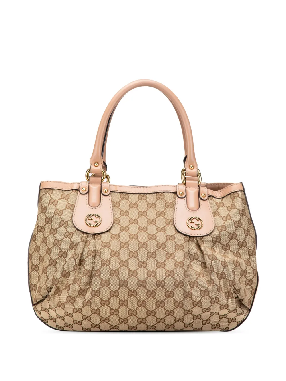 Gucci Pre-Owned 2000-2015 GGキャンバス スカーレット ハンドバッグ - ブラウン Gucci Pre-Owned 2000-2015 GGキャンバス スカーレット ハンドバッグ - ブラウン