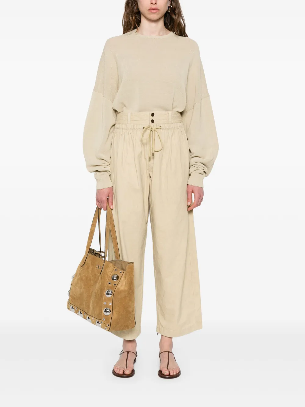 ISABEL MARANT Inaya broek - Beige