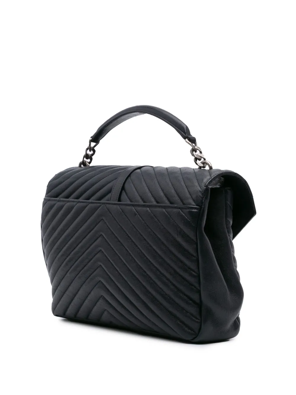 Saint Laurent Pre-Owned 2016 Large Sheepskin Chevron Monogram College satchel | Pre-Owned | Image 2