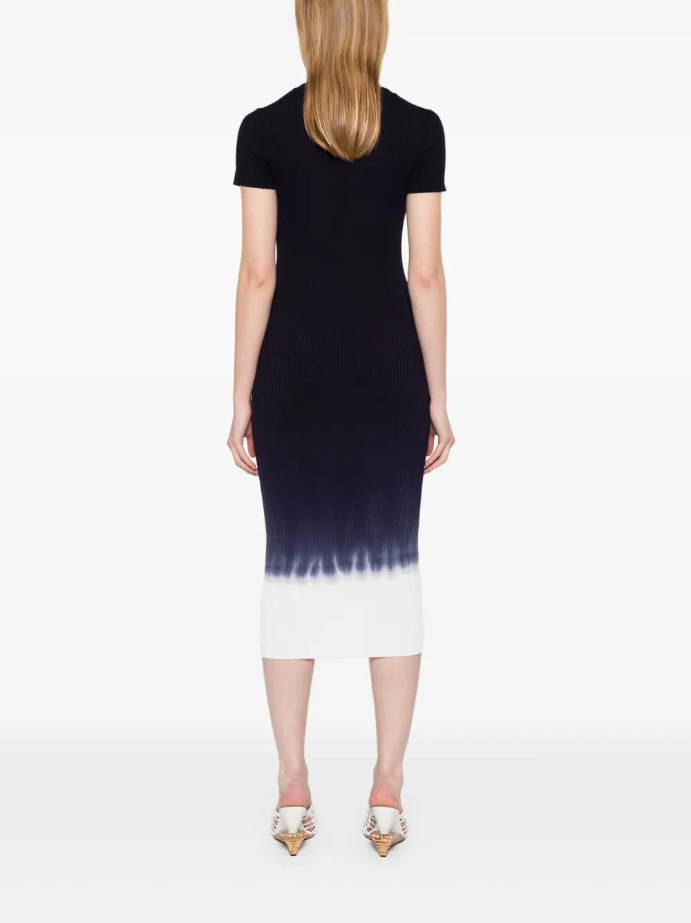 STAUD Colleen midi-jurk Blauw