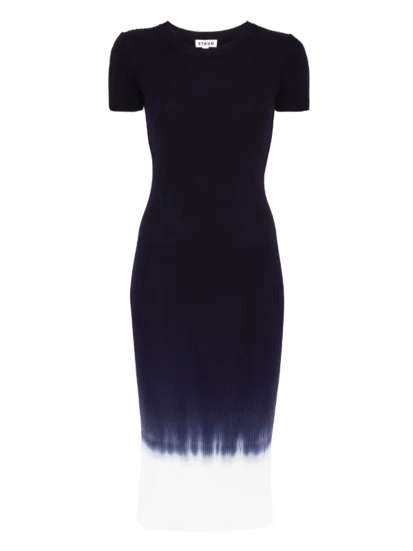 sachin and babi light blue dress Staud - White and Navy Rig Dress