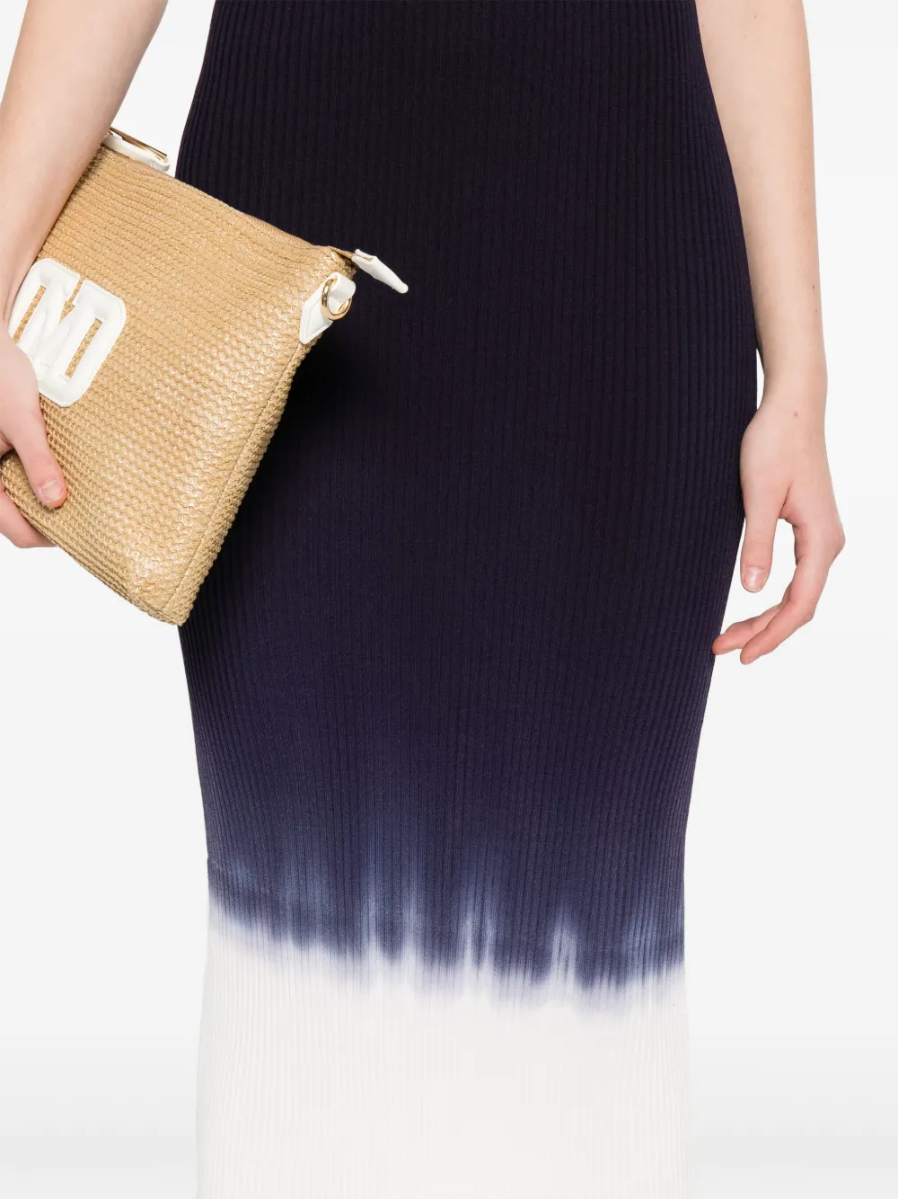 STAUD Colleen midi-jurk Blauw