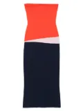 STAUD La Serena midi dress - Orange