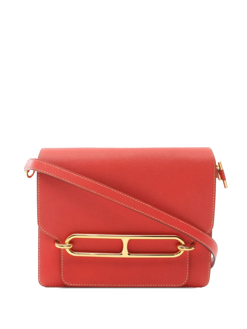 Hermès Pre-Owned 2016 エバーカラー サック ルーリス 23 ショルダーバッグ - レッド Hermès Pre-Owned 2016 エバーカラー サック ルーリス 23 ショルダーバッグ - レッド